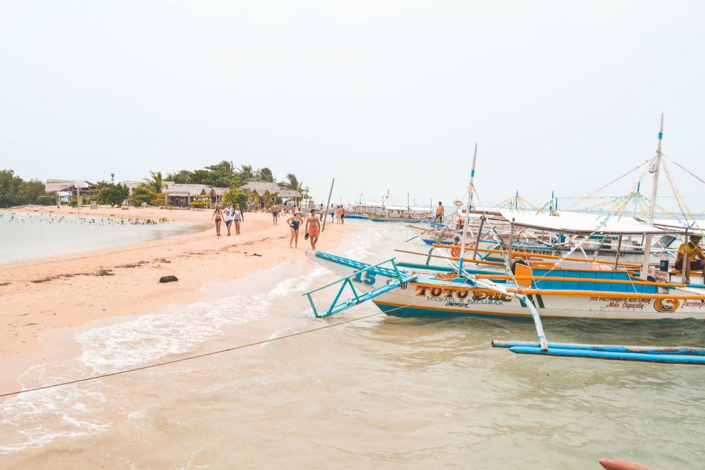 Palawan Small Island with Boats