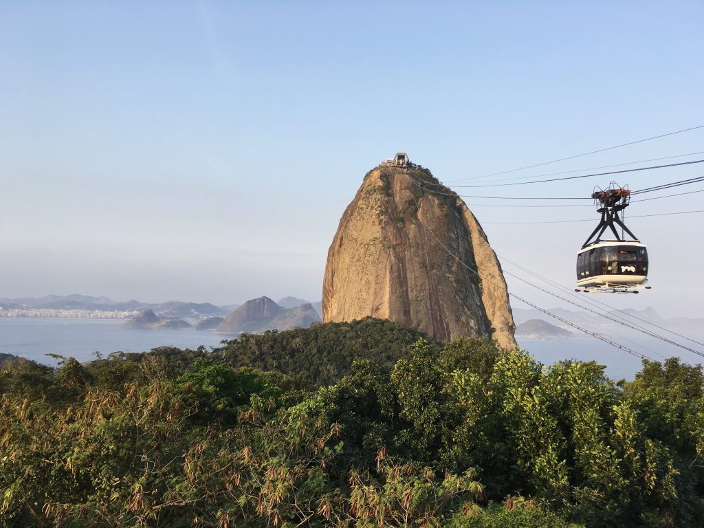 Sugarloaf mountain in Rio de Janeiro