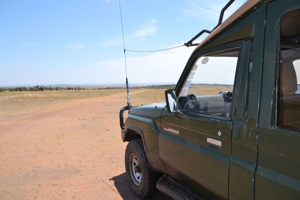 Jeep in Maasai Mara