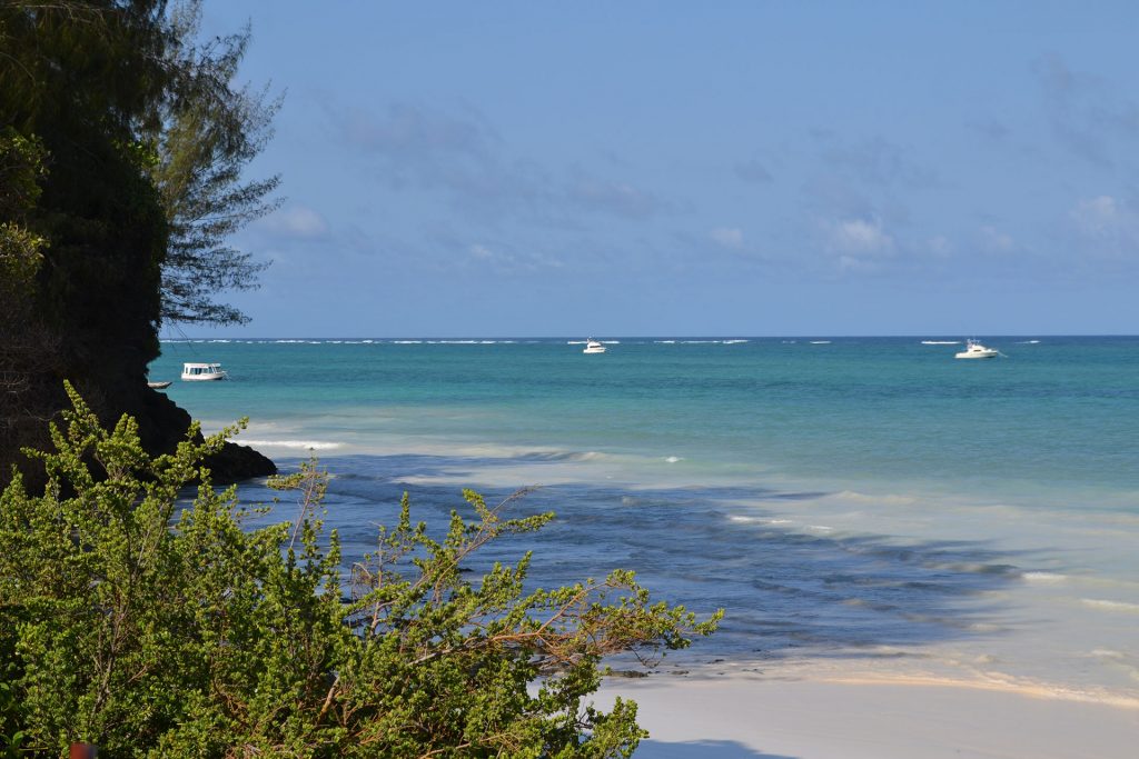 Diani Beach view on ocean