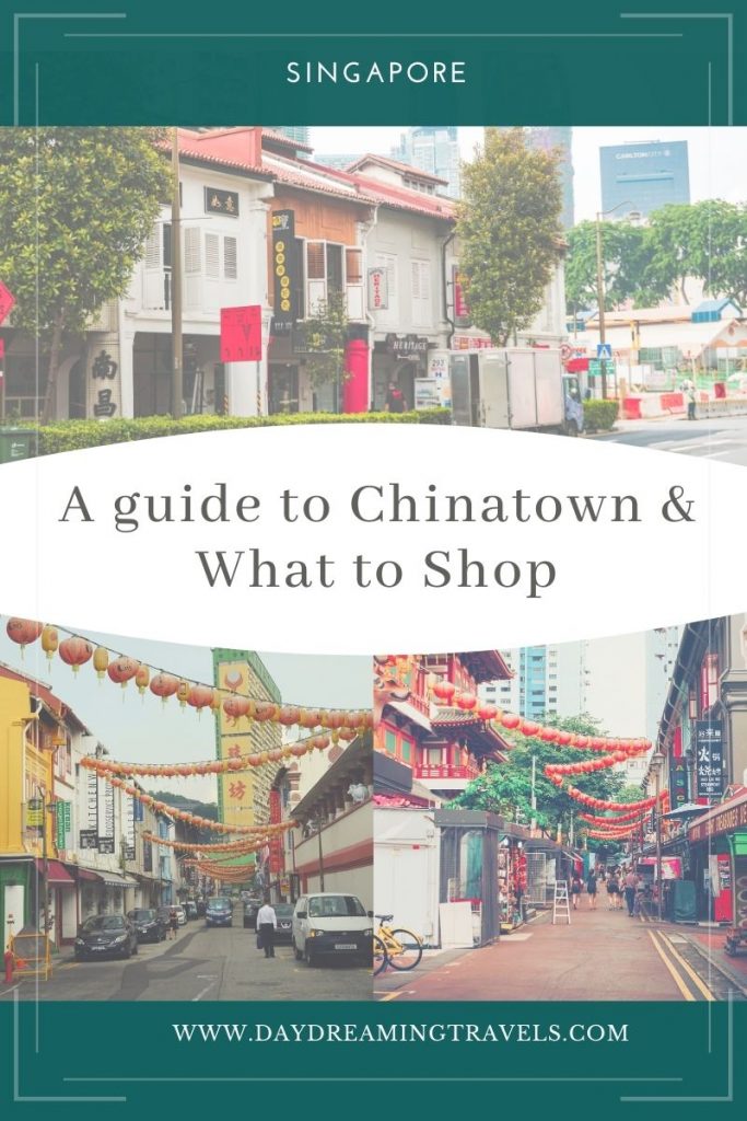 Chinatown Singapore Pin for Pinterest