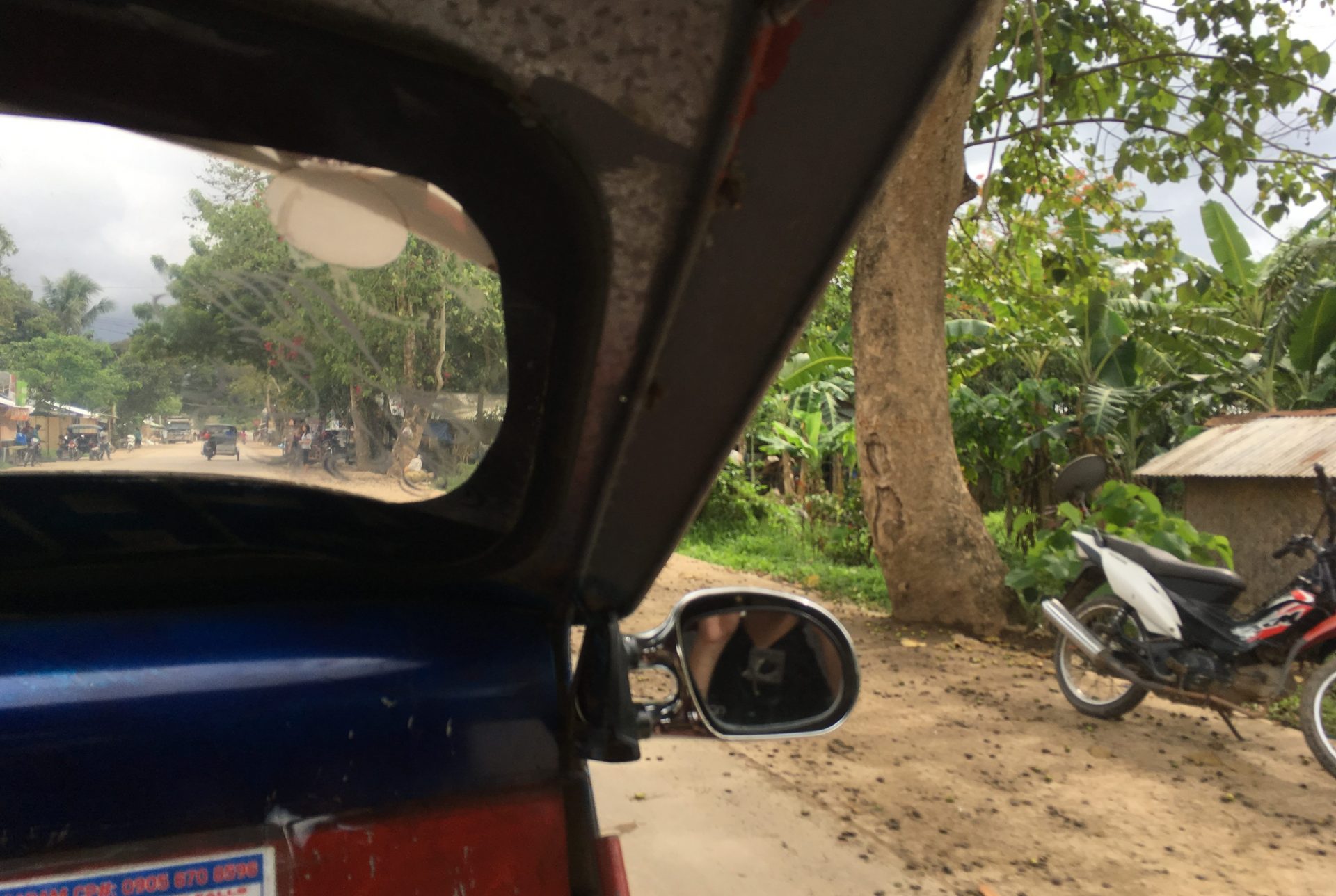 Tricycle ride to get to El Nido PH