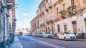 Streets of Catania Sicily