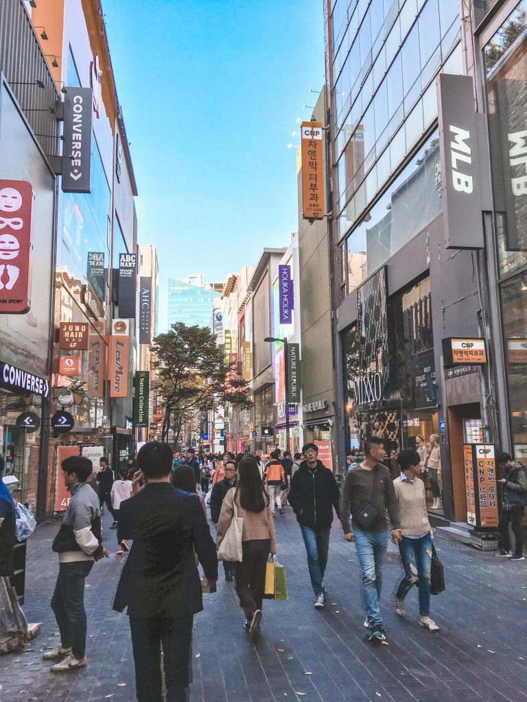 Myeongdong Shopping Area