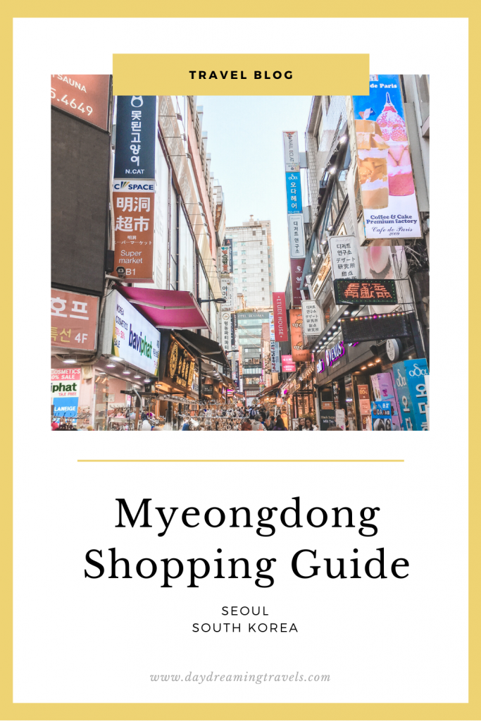 Myeongdong Shopping Guide