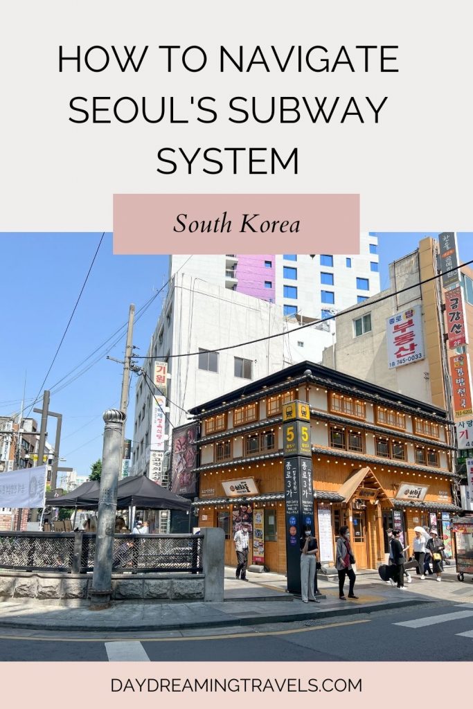 Navigating Seouls Subway System Pinterest Pin