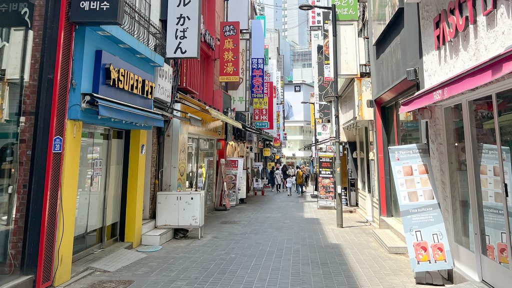 Myeongdong Shopping Street Seoul