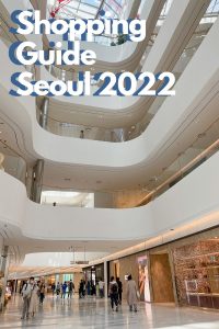 Shopping Guide Seoul 2022 Pinterest Pin