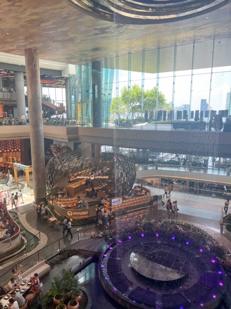 ICONSIAM Waterfall inside mall in Bangkok