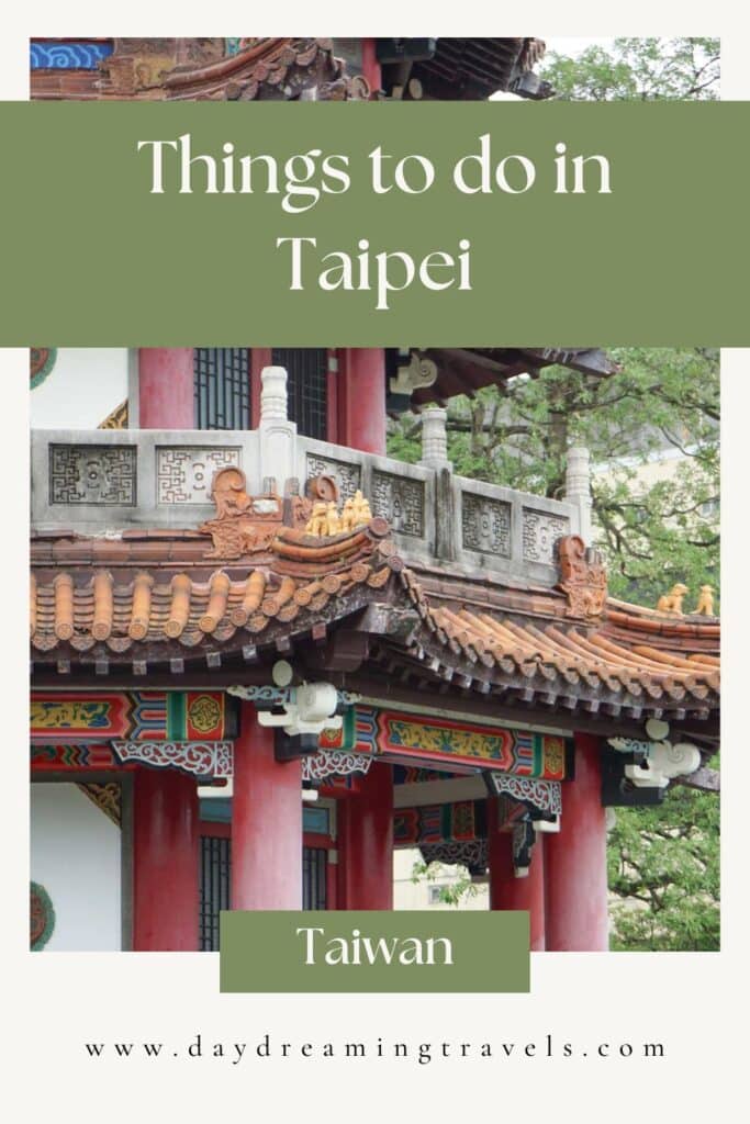 Things to do in Taipei Pinterest Pin 1