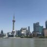 the view of the Bund in Shanghai during daytime